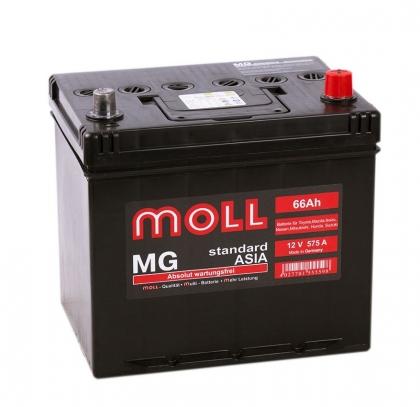 Аккумулятор Moll MG  Asia 66 Ач 575A (EN) обратная (-/+)