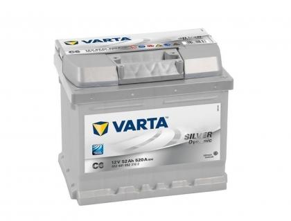Аккумулятор Varta SD C6 52 Aч 520A (EN) низкий обратная (-/+)