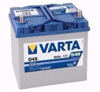 Аккумулятор Varta BD D48 60 Ач 540A (EN) Азия прямая (+/-)