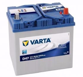 Аккумулятор Varta BD D47 60 Ач 540A (EN) Азия обратная (-/+)