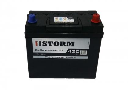 Аккумулятор 1Storm 50 Ач 420A (EN) Азия обратная (-/+)