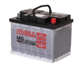 Аккумулятор Moll MG Standard (UR) 55 Ач 480A (EN) обратная (-/+)