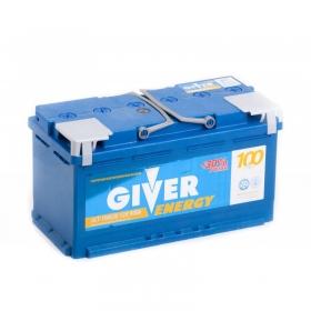 Аккумулятор Giver Energy 100 Ач 900A (EN) прямая (+/-)
