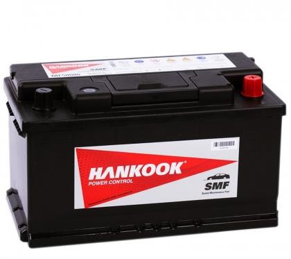Аккумулятор Hankook (58080) 80 Ач 730A (EN) EVRO низкий обратная (-/+)