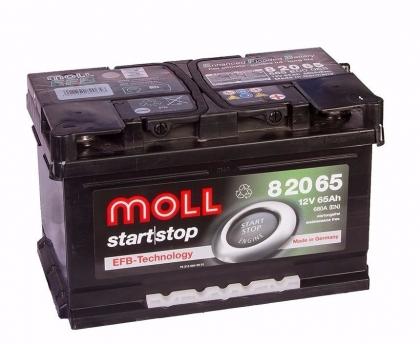 Аккумулятор Moll EFB Start-Stop 65 Ач 680A (EN) обратная (-/+)