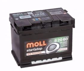 Аккумулятор Moll EFB Start-Stop 60 Ач 650A (EN) обратная (-/+)