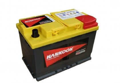 Аккумулятор Hankook (SA 57020) 70 Ач 760A (EN) AGM обратная (-/+)