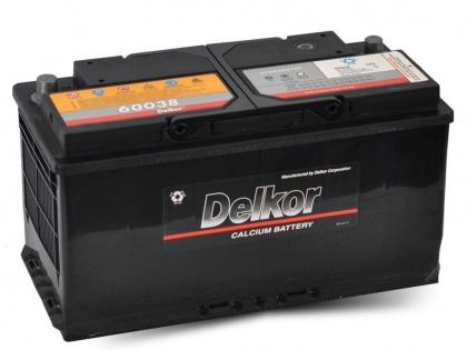 Аккумулятор Delkor (60038) 100 Ач 800А (EN) обратная (-/+)