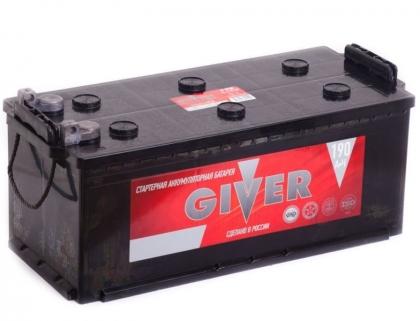 Аккумулятор Giver Hybrid  190 Ач 1250A (EN) болт узкий прямая (+/-)