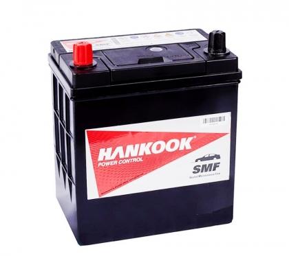 Аккумулятор Hankook (44B19R) 40 Ач 370A (EN) Азия тонк. кл. прямая (+/-)