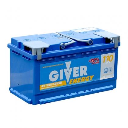 Аккумулятор Giver Energy 110 Ач 950 A (EN) обратная (-/+)