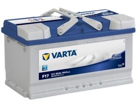Аккумулятор Varta BD F17 80 Aч 740A (EN) низкий обратная (-/+)