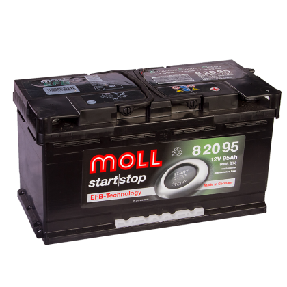 Аккумулятор Moll EFB Start-Stop 95 Ач 900A (EN) обратная (-/+)