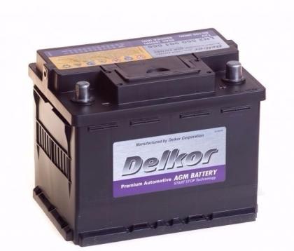Аккумулятор Delkor AGM 60 Ач 680А (EN) обратная (-/+)