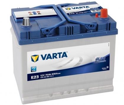 Аккумулятор Varta BD E23 70 Aч 630A (EN) Азия обратная (-/+)