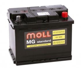 Аккумулятор Moll MG Standard 62 Ач 600A (EN) обратная (-/+)