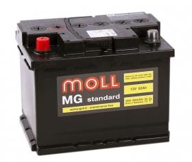 Аккумулятор Moll MG Standard 62 Ач 600A (EN) прямая (+/-)