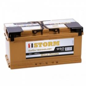 Аккумулятор Storm Gold 100 Ач 950A (EN) низкий обратная (+/-)