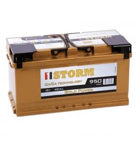 Аккумулятор Storm Gold 100 Ач 950A (EN) прямая (+/-)