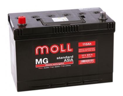Аккумулятор Moll MG  Asia 110 Ач 835A (EN) прямая (+/-)