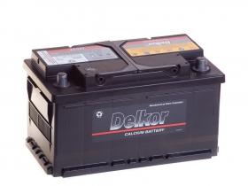 Аккумулятор Delkor (58039) 80 Ач 730А (EN) низкий обратная (-/+)