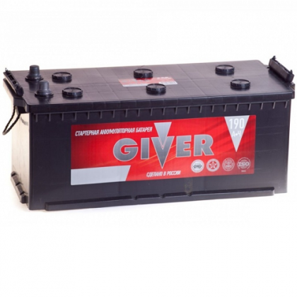 Аккумулятор Giver 3-ст 215 Ач 1150A (EN) конус обратная (-/+)