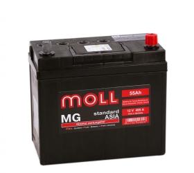 Аккумулятор Moll MG Asia 55 Ач 485A (EN) обратная (-/+)