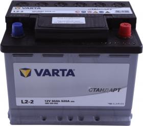 Аккумулятор Varta 60 Aч 520A (EN) обратная (-/+)