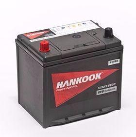 Аккумулятор Hankook EFB (90D23R) 65 Ач 670A (EN) Asia прямая (+/-)