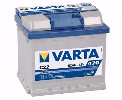Аккумулятор Varta BD C22 52 Aч 470A (EN) обратная (-/+)