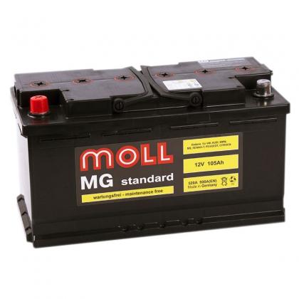 Аккумулятор Moll MG Standard 105 Ач 900A (EN) прямая (-/+)